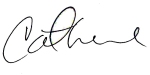 catherine signature